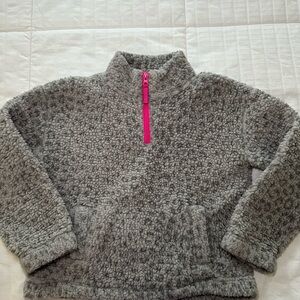 GAP Kids Gray Sherpa Pullover